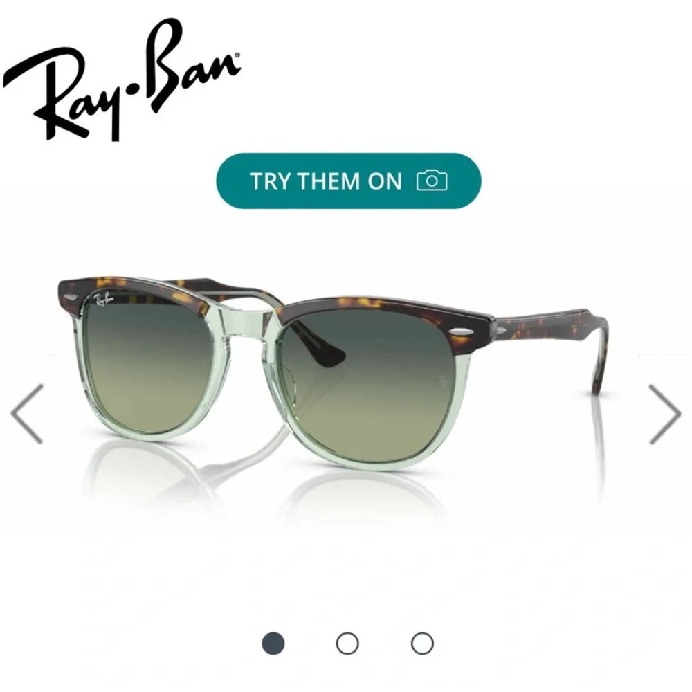 Ray-Ban Black Hawkeye Sunglasses and Case - Picture 2 of 4